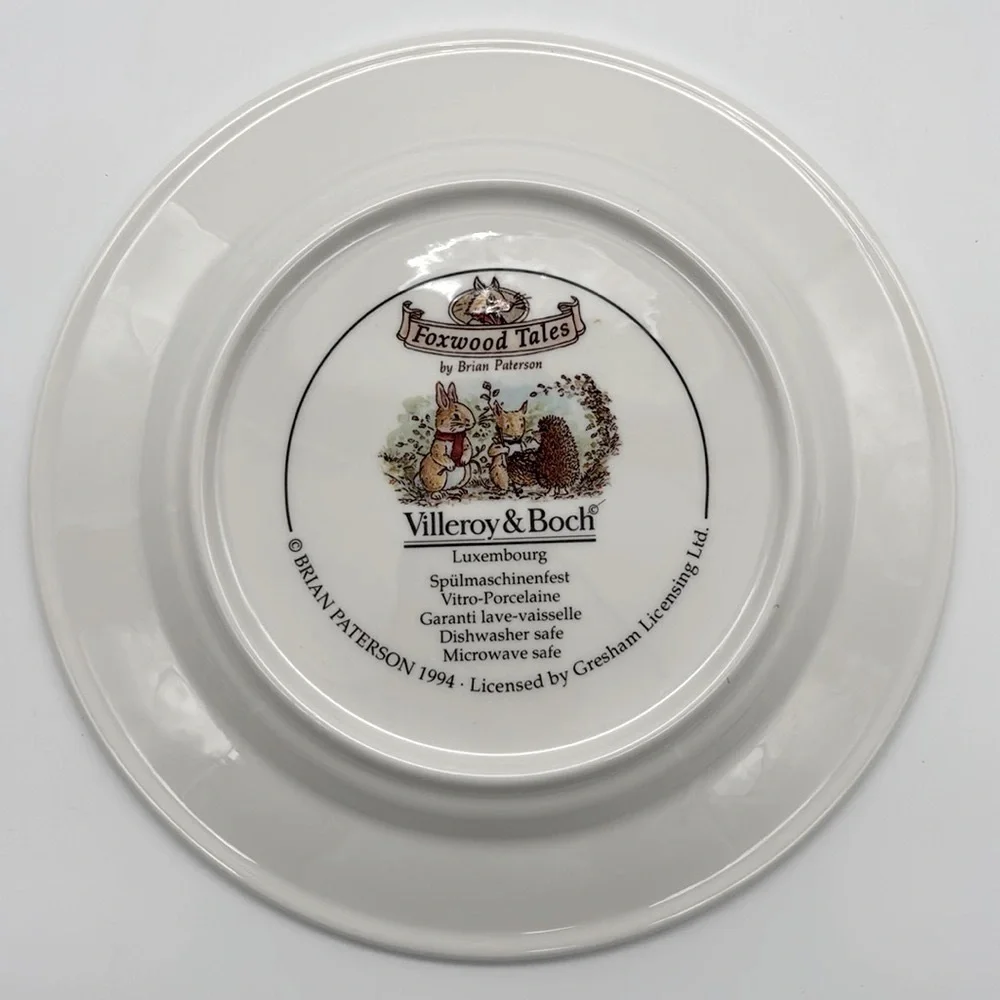 Vintage Villeroy & Boch Foxwood Tales 8“ Salad/Dessert Plate “Candy Store”